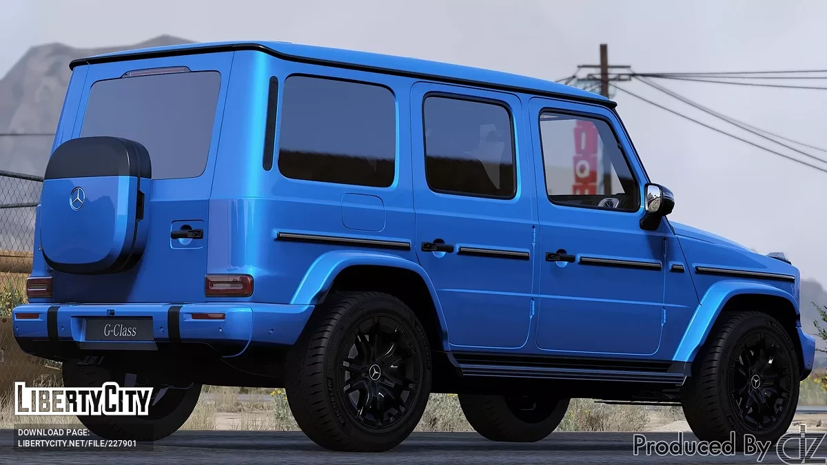 Mercedes-Benz G580 з технологією EQ 2025 / GTA 5