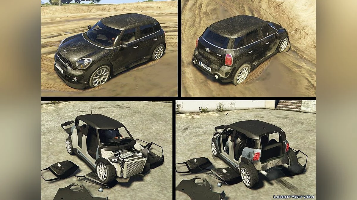 Mini R60 Countryman (3en1) [Add-On / Replace | Tuning | Livery] 1.4 / GTA 5