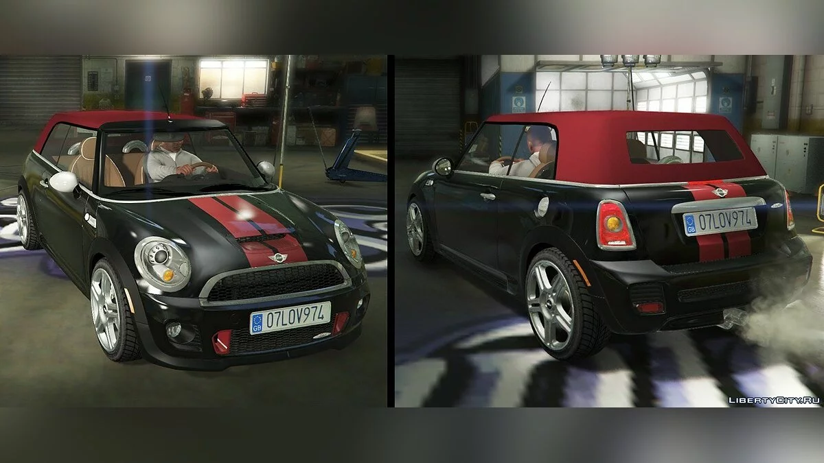 Mini R57 JCW Convertible (4en1) [Add-On | Tuning | Livery] 1.61 / GTA 5