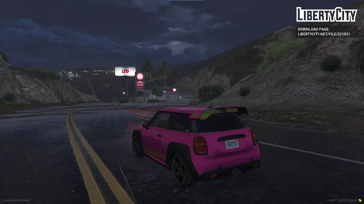 Mini Cooper Colorido / GTA 5