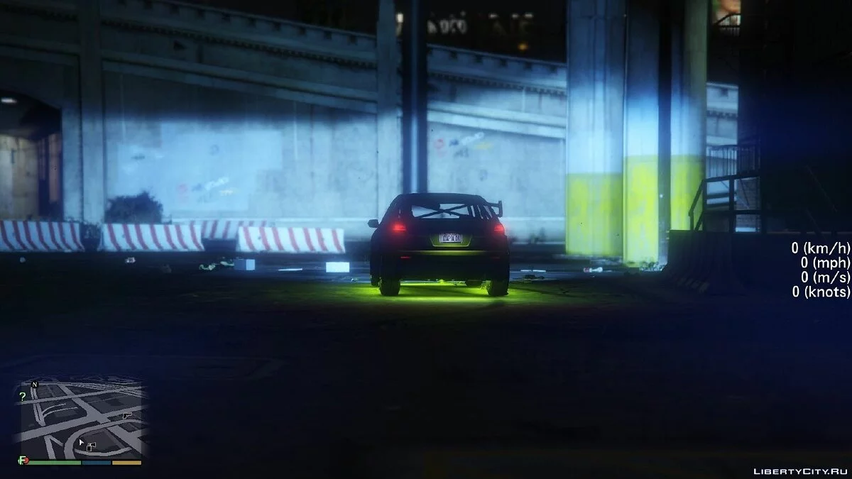 Яскраві автомобільні вогні / GTA 5
