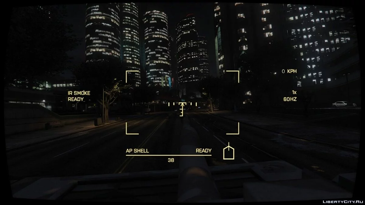 HUD танка в стилі BattleField 4 / GTA 5