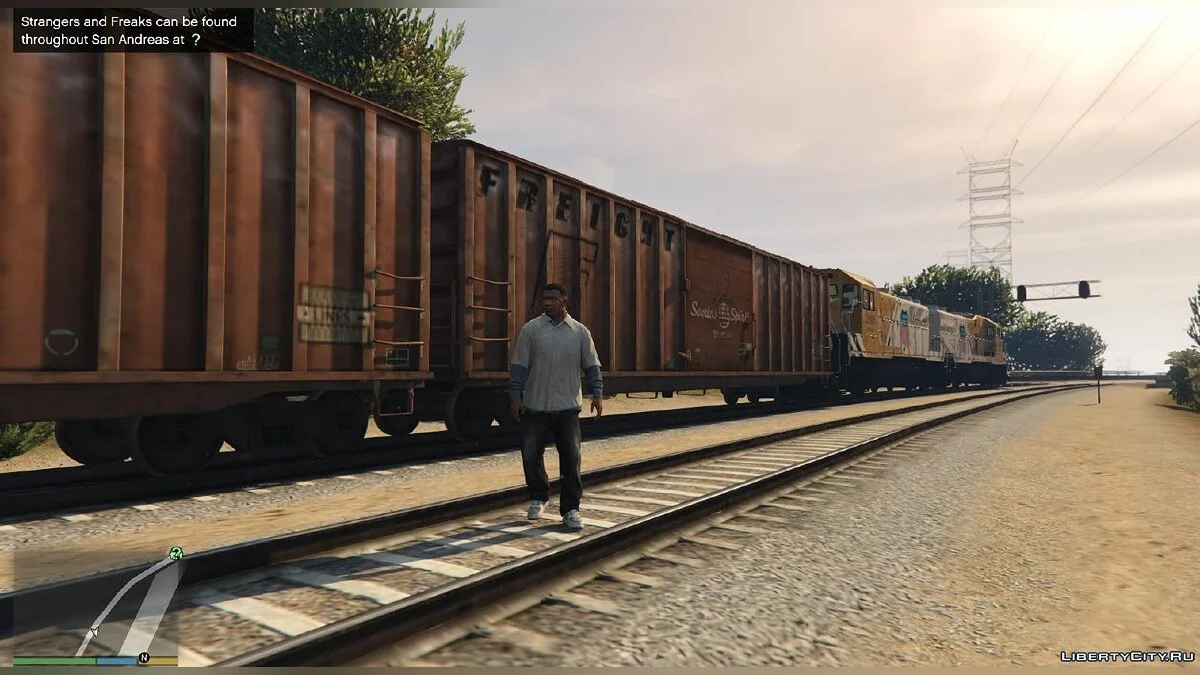 Improved freight train 1.1 / GTA 5