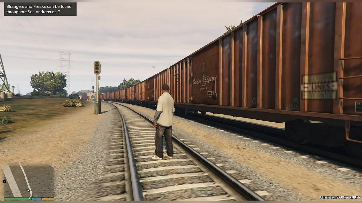 Improved freight train 1.1 / GTA 5
