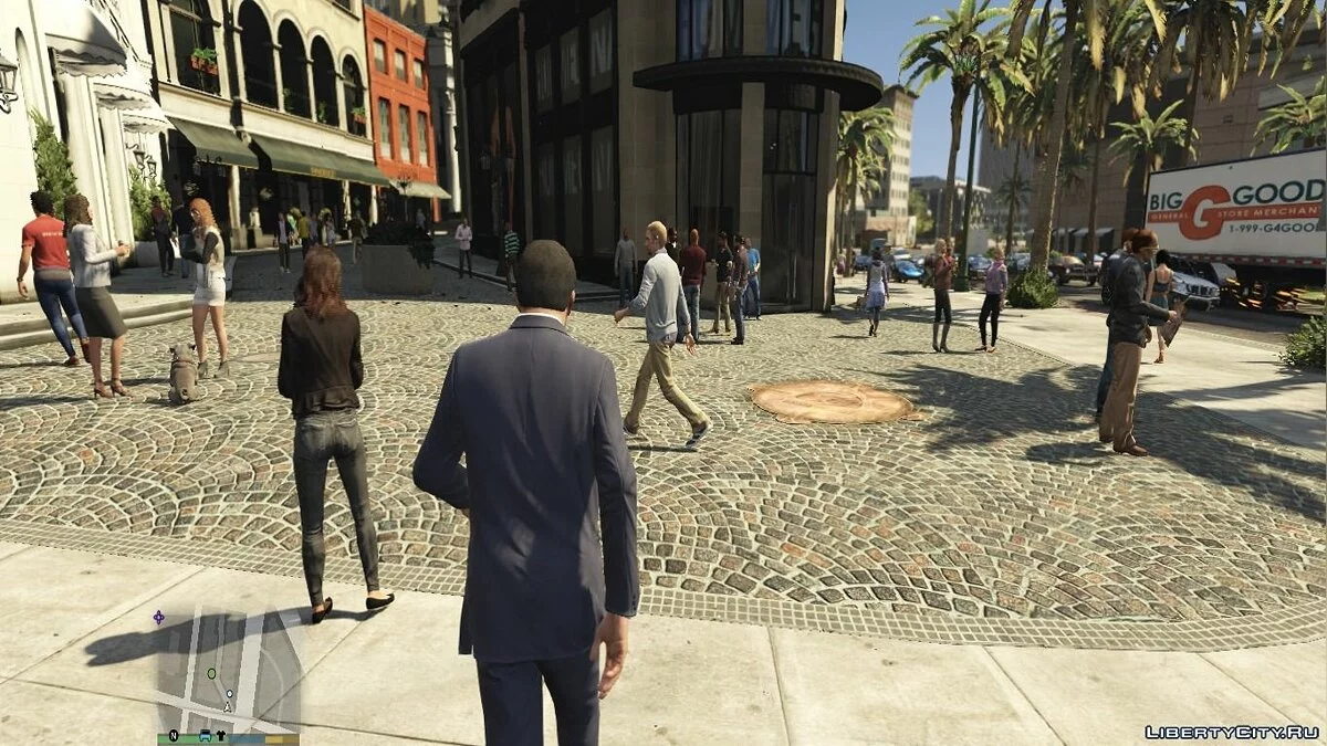 Realistic pedestrians and traffic mod V2.3 / GTA 5