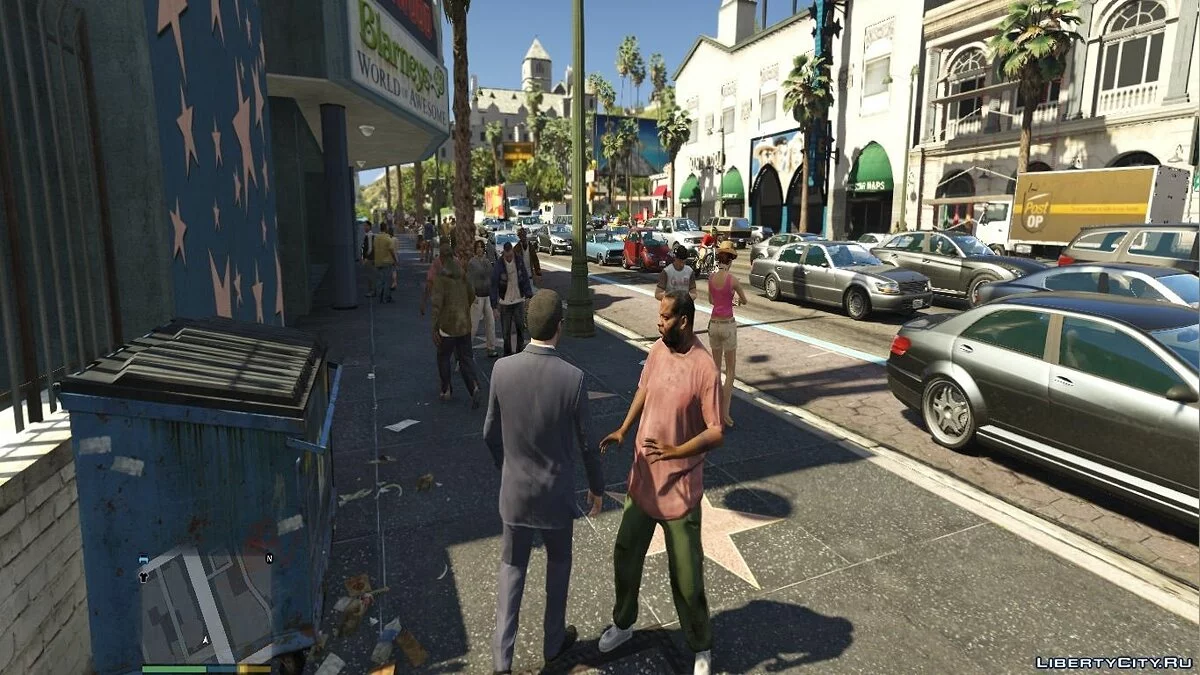 Realistic pedestrians and traffic mod V2.3 / GTA 5