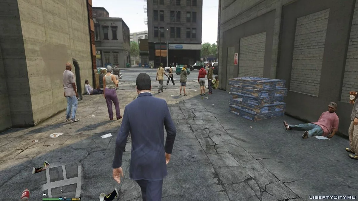 Realistic pedestrians and traffic mod V2.3 / GTA 5
