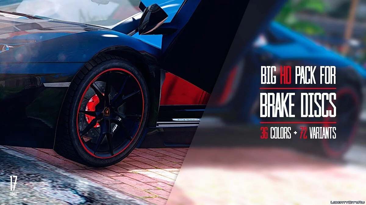 Big HD-Paket für Bremsscheiben (36 Farben + 72 Varianten) v1.2 / GTA 5