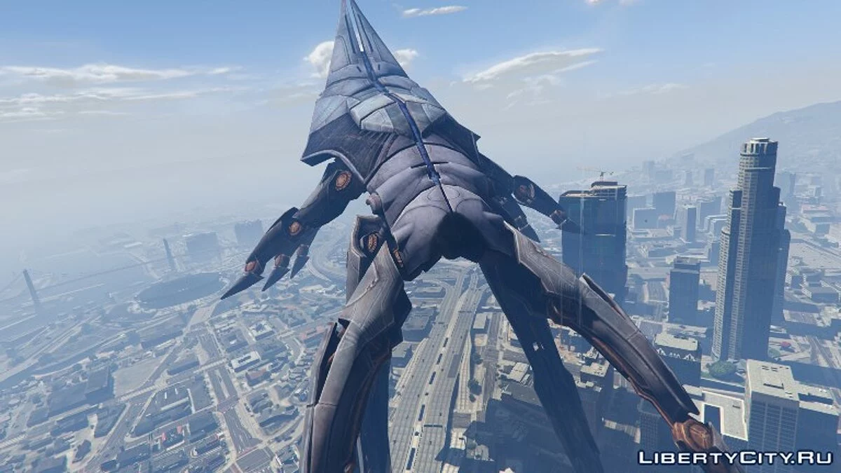 Mass Effect 3 Reaper als Luftschiff / GTA 5