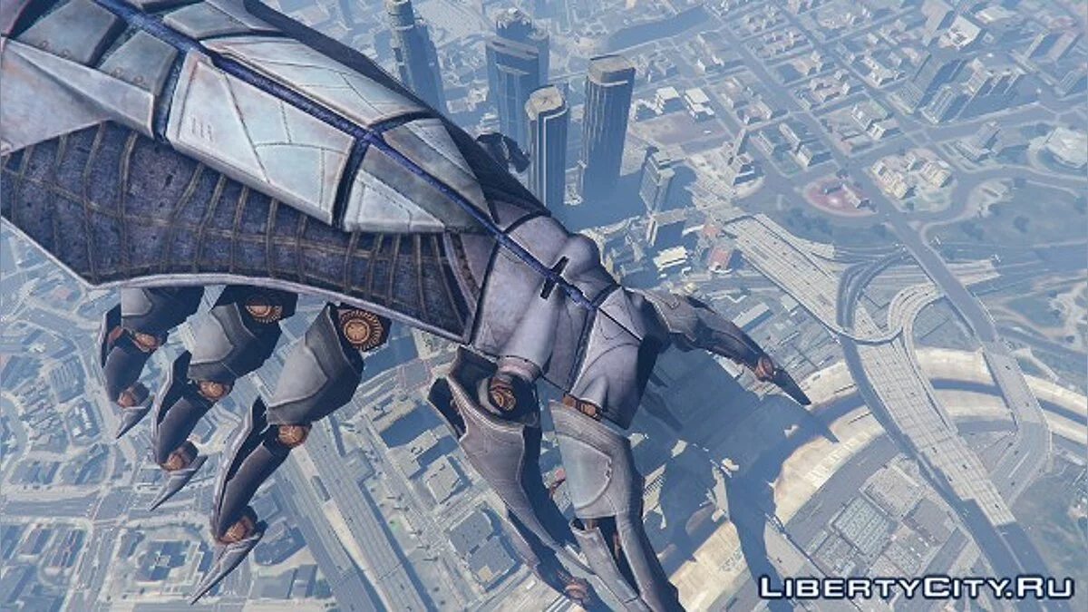 Mass Effect 3 Reaper als Luftschiff / GTA 5