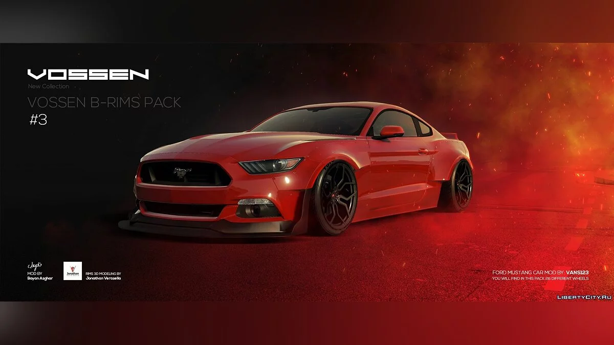 Vossen B-Rims Pack #3 [Add-On / Replace] 1.0 / GTA 5