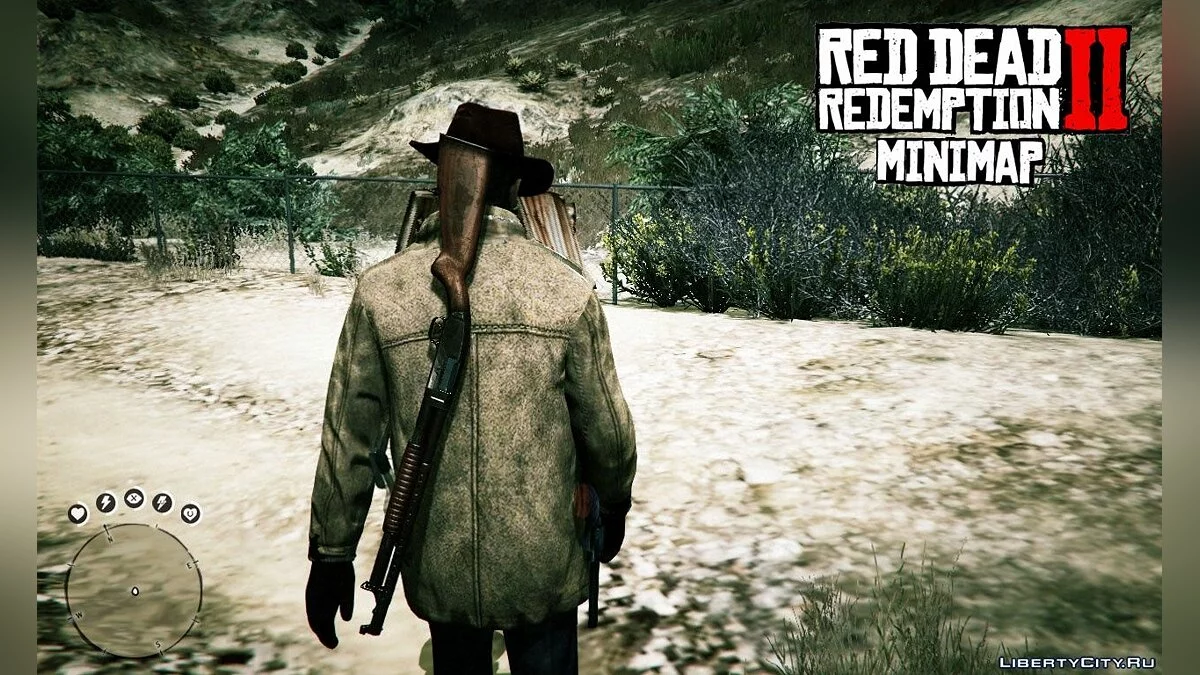 Minimap Red Dead Redemption 2 1.0 - Radar de RDR 2 / GTA 5