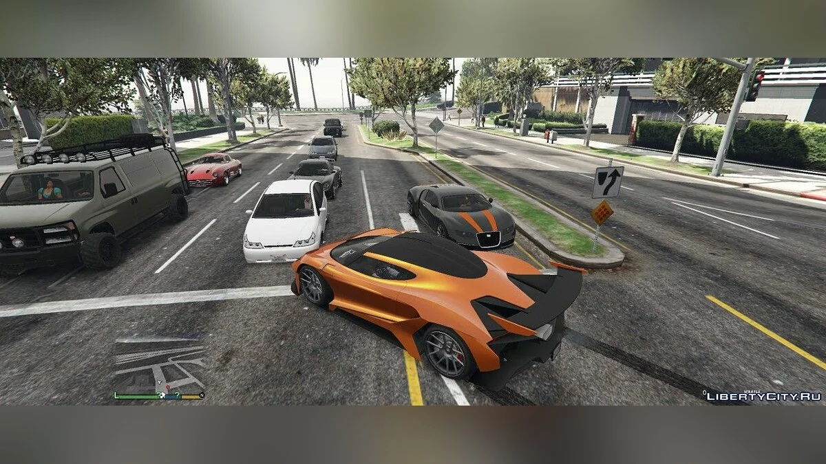 Спавн машин из DLC в трафике / GTA 5