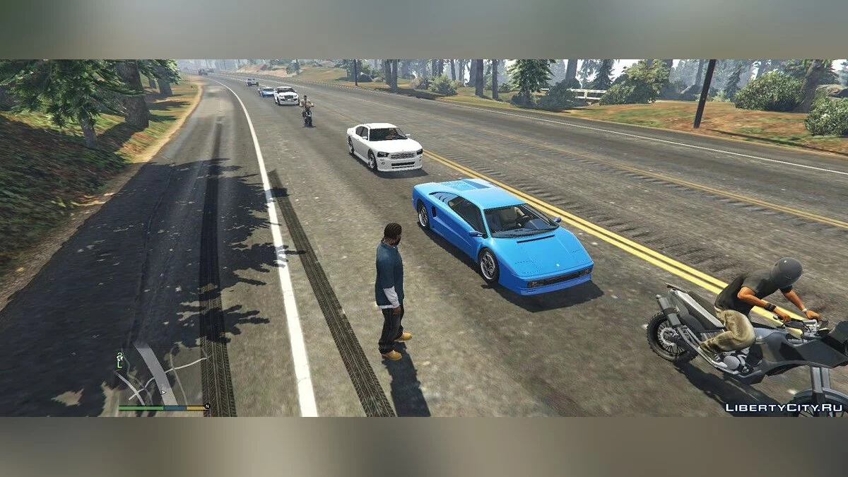 Спавн машин из DLC в трафике / GTA 5