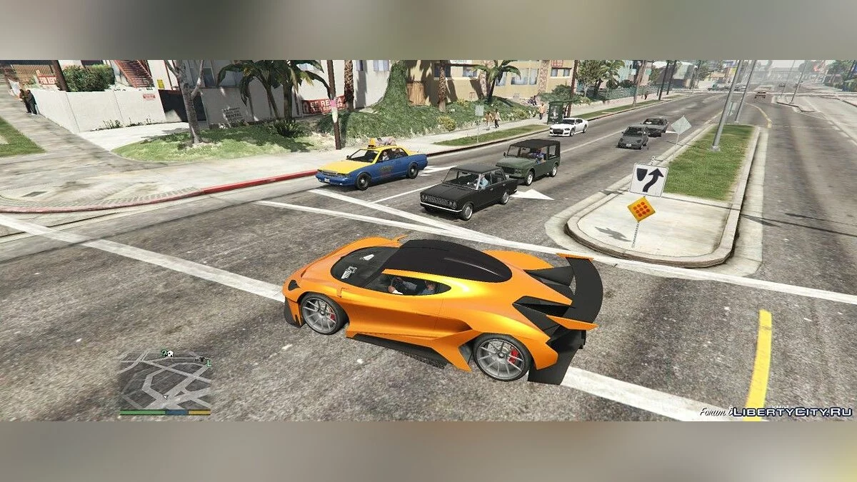 Спавн машин из DLC в трафике / GTA 5