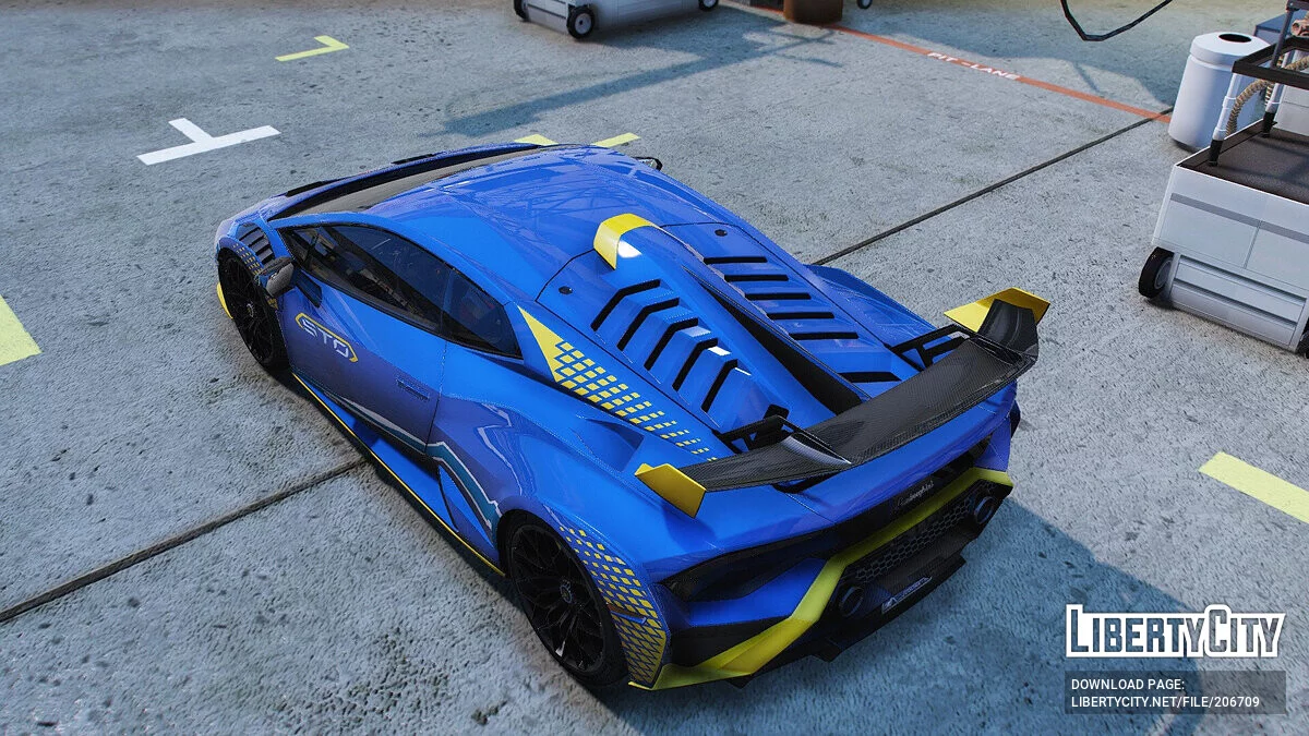 Гарне керування Lamborghini Huracan STO / GTA 5