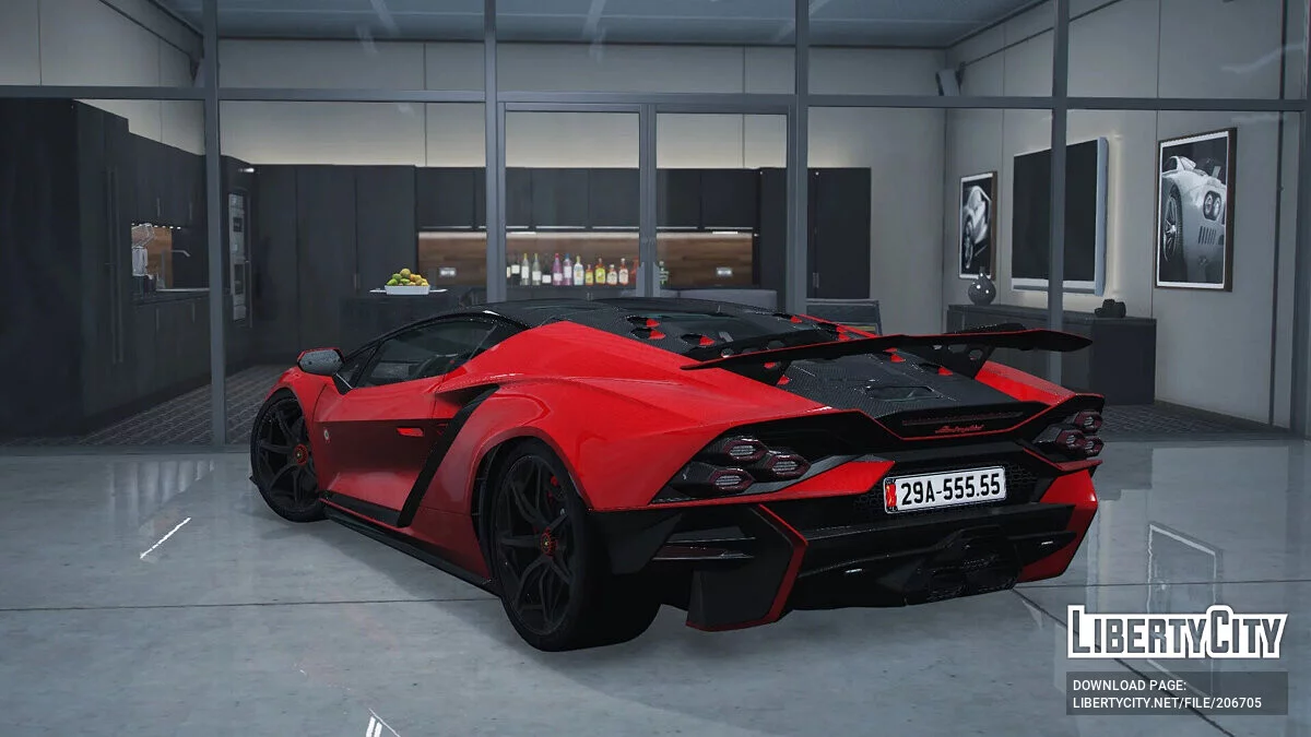 Реалістичне управління Lamborghini Invencible / GTA 5
