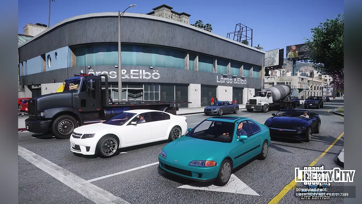 Розширений досвід трафіку від Skysder: Lite Edition [OIV] 5.2.2 / GTA 5