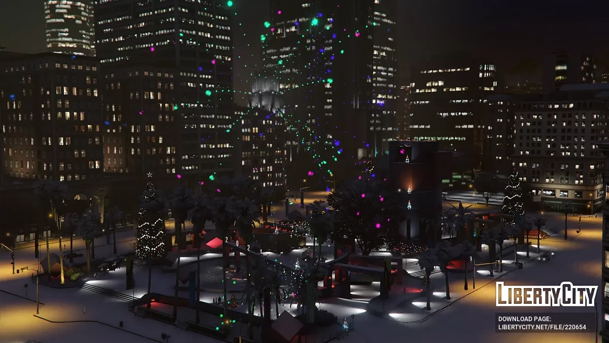 New Year at Union Square / GTA 5