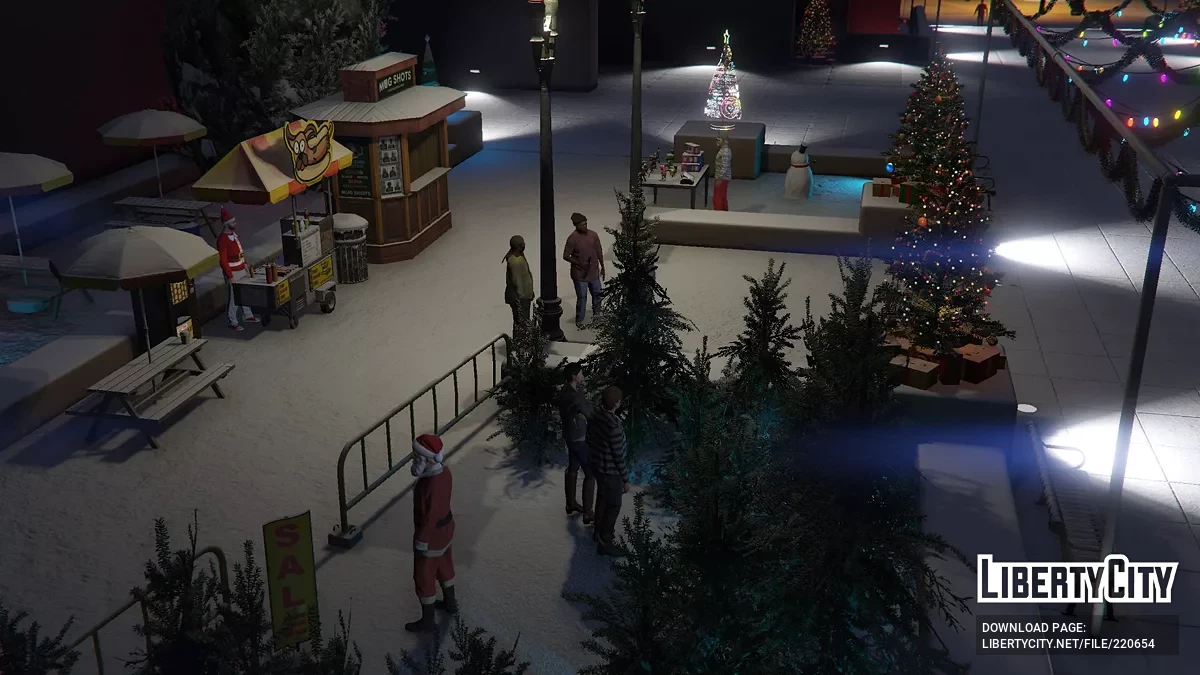 New Year at Union Square / GTA 5