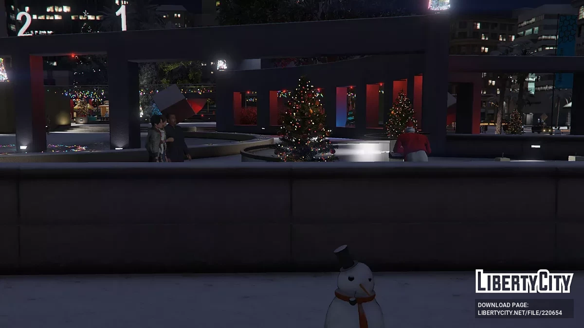 New Year at Union Square / GTA 5