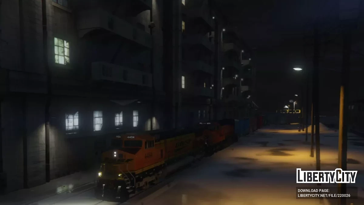 Cargo Trains on the Tracks / GTA 5