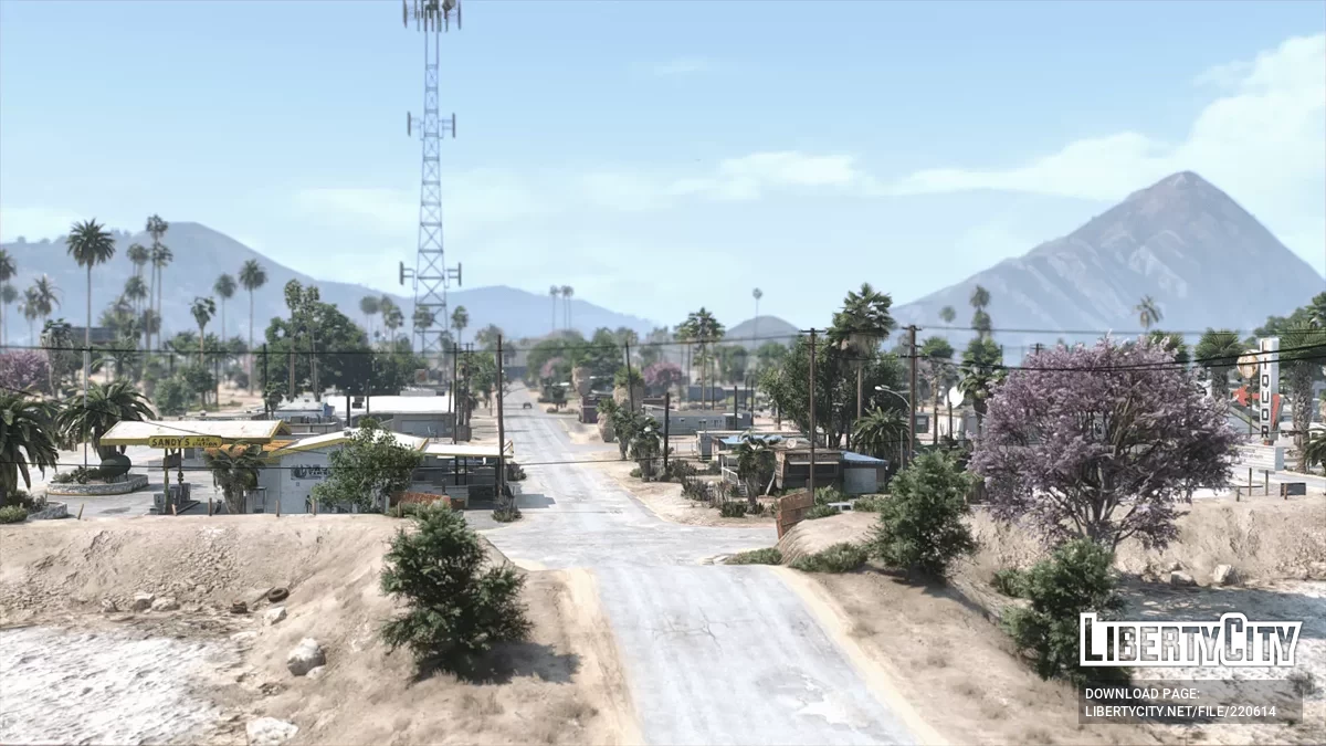 Sandy Shores Vegetation Overhaul / GTA 5