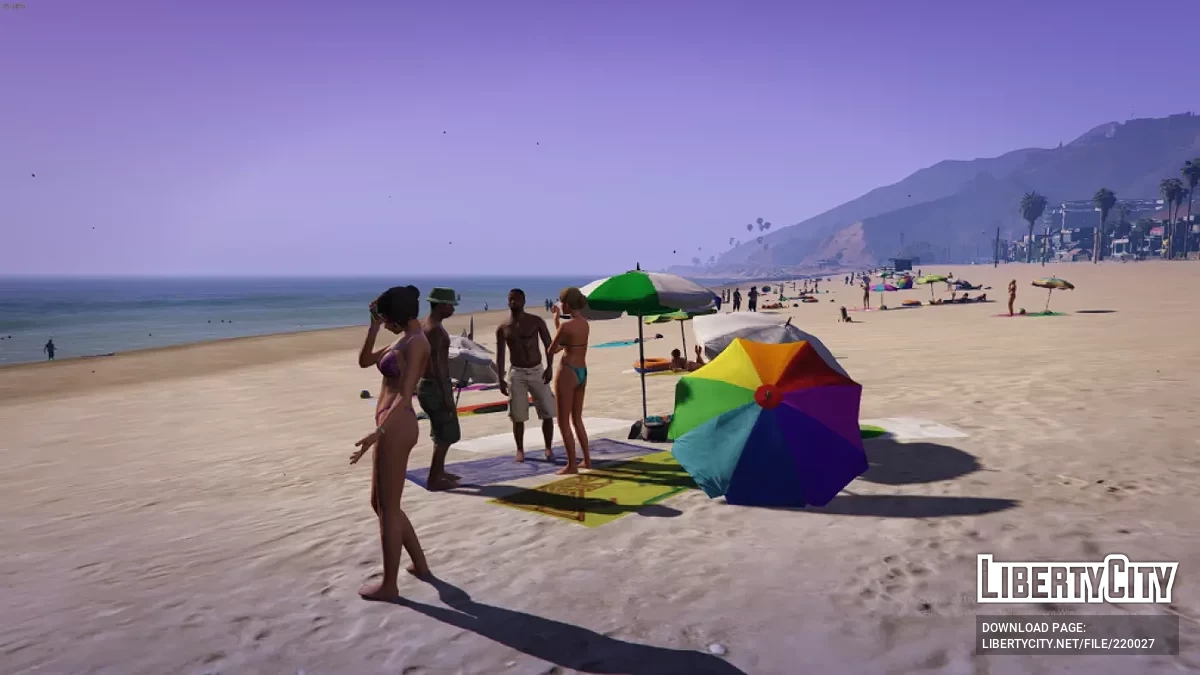 Densité réaliste du trafic et des piétons / GTA 5