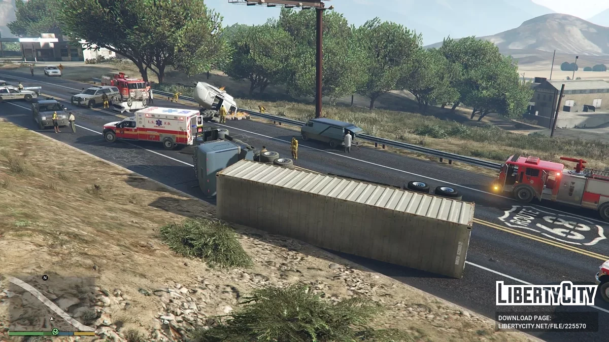 Крушіння вертольота / GTA 5