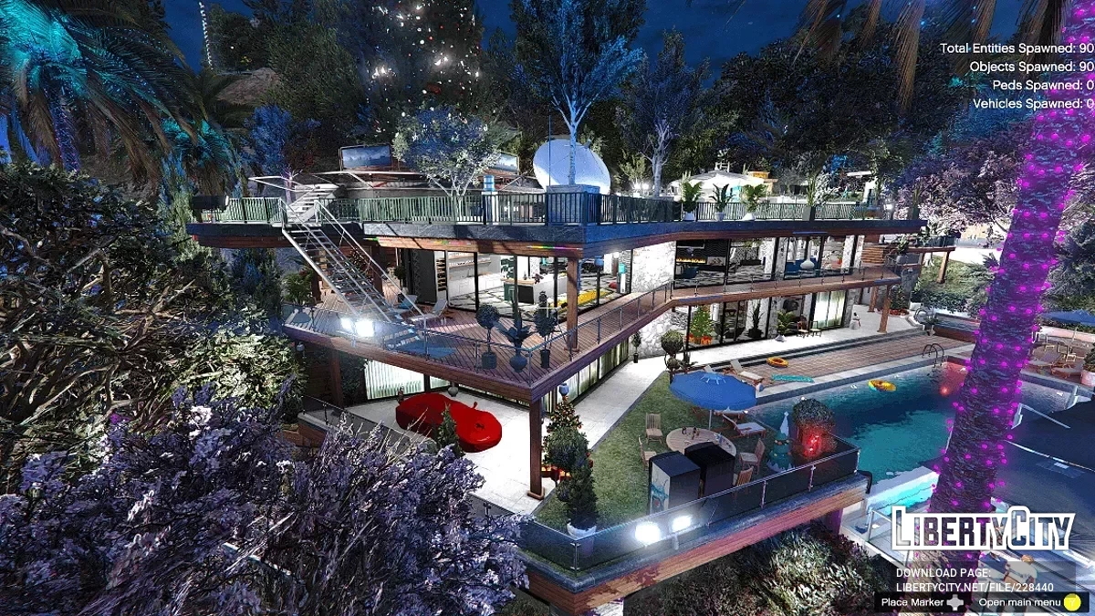Maison de Franklin pour Noël / GTA 5