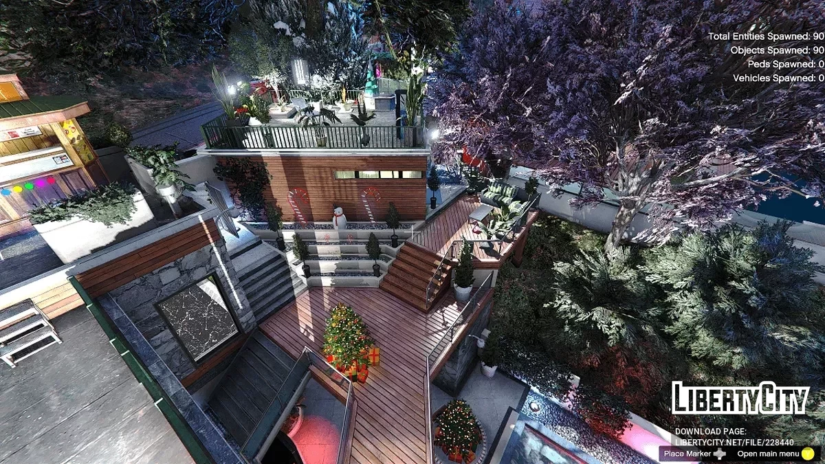 Maison de Franklin pour Noël / GTA 5