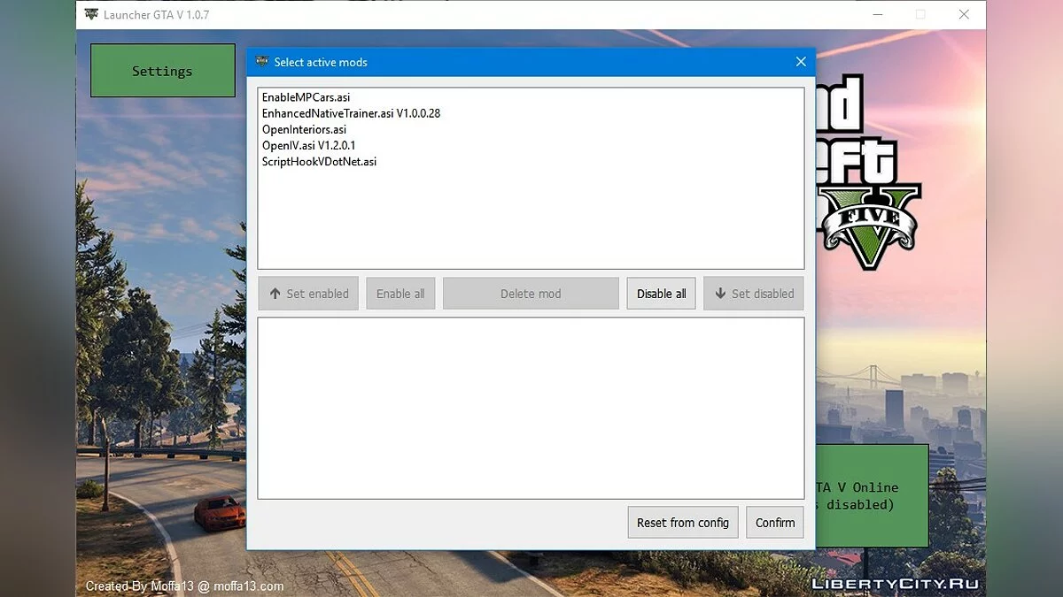 Peluncur GTA V 1.0.7 / GTA 5