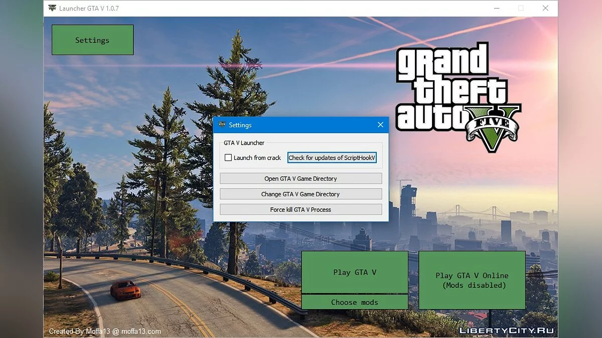 Peluncur GTA V 1.0.7 / GTA 5