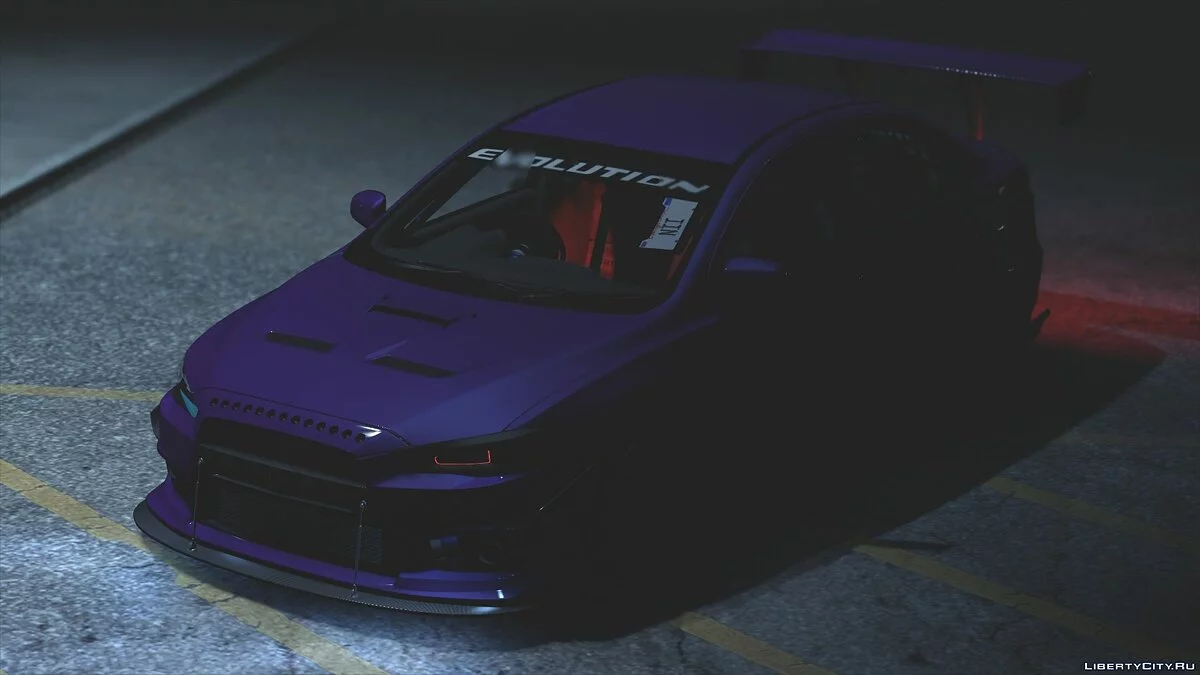 三菱蓝瑟Evo X - AeroX宽体概念车 [替换] / GTA 5