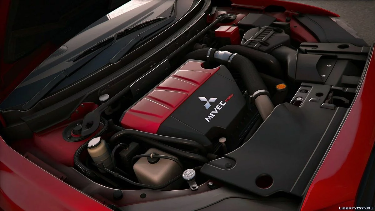 Mitsubishi Lancer Evolution X (CZ4A) (Varis | Team Orange) [Add-On | Vorlage] 1.0 / GTA 5