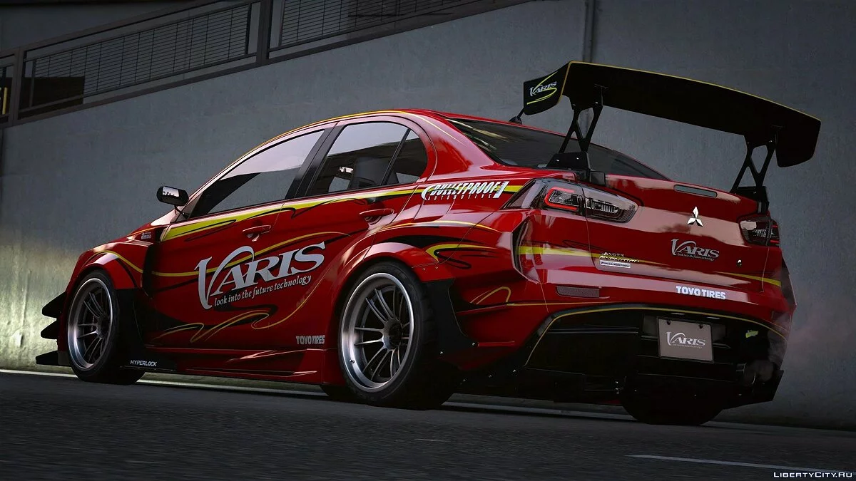 Mitsubishi Lancer Evolution X (CZ4A) (Varis | Team Orange) [Add-On | Vorlage] 1.0 / GTA 5