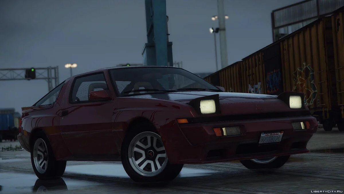  Mitsubishi Starion ESI-R '88 [Add-On | LODs | Template | Sound] / GTA 5
