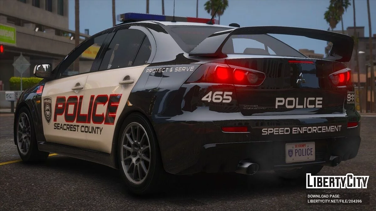 2008 Mitsubishi Lancer Evolution X SCPD v1.0 / GTA 5