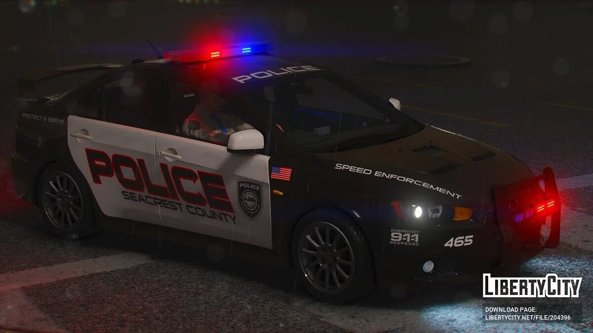 2008 Mitsubishi Lancer Evolution X SCPD v1.0 / GTA 5