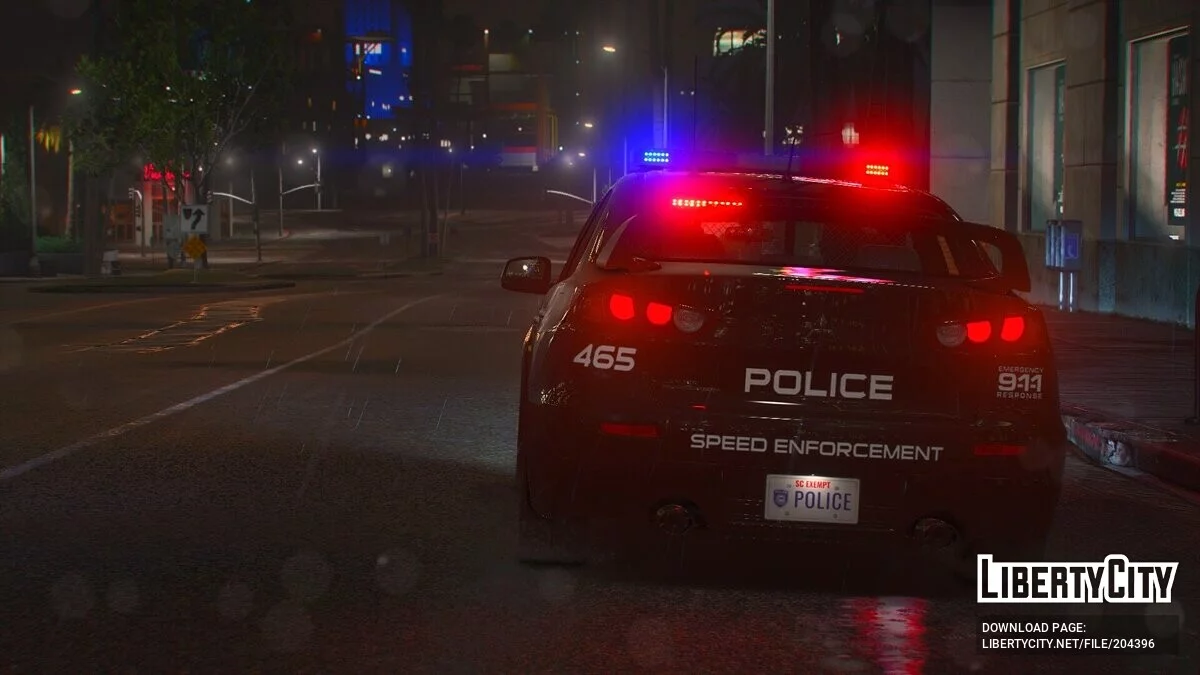 2008 Mitsubishi Lancer Evolution X SCPD v1.0 / GTA 5