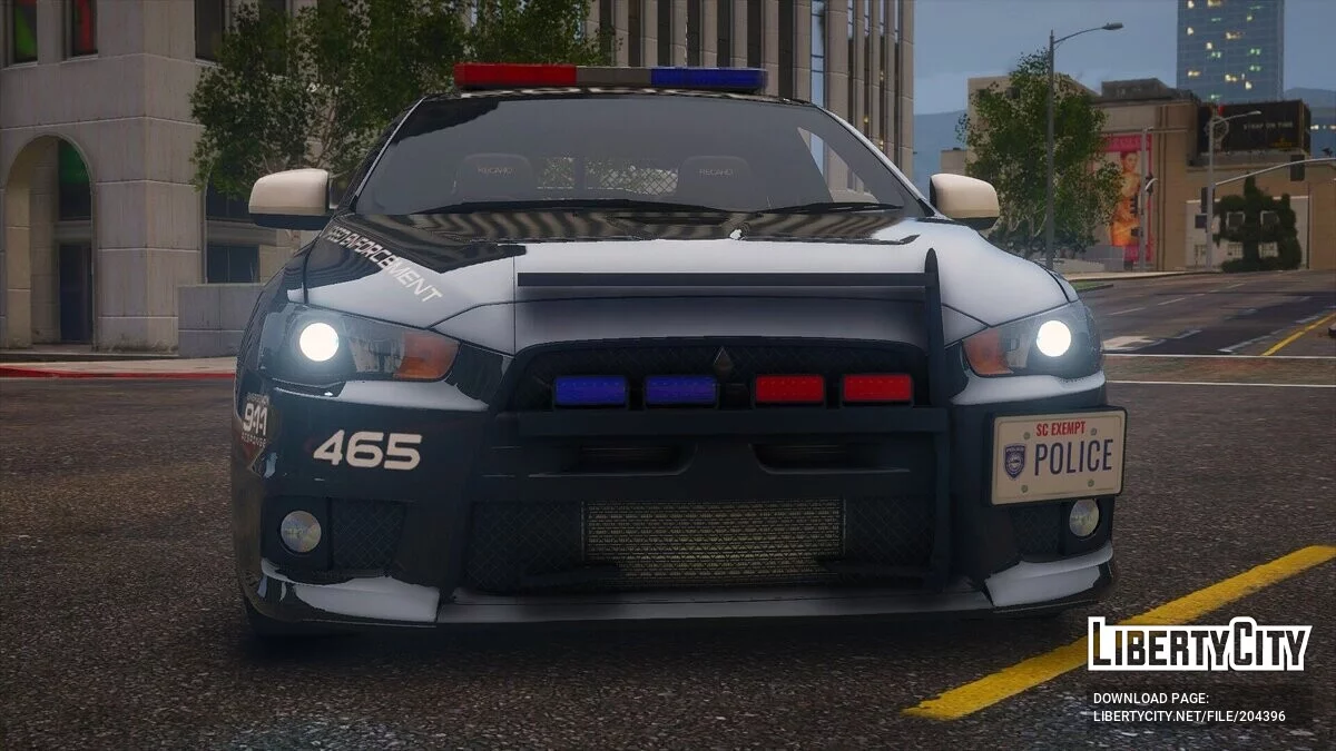 2008 Mitsubishi Lancer Evolution X SCPD v1.0 / GTA 5