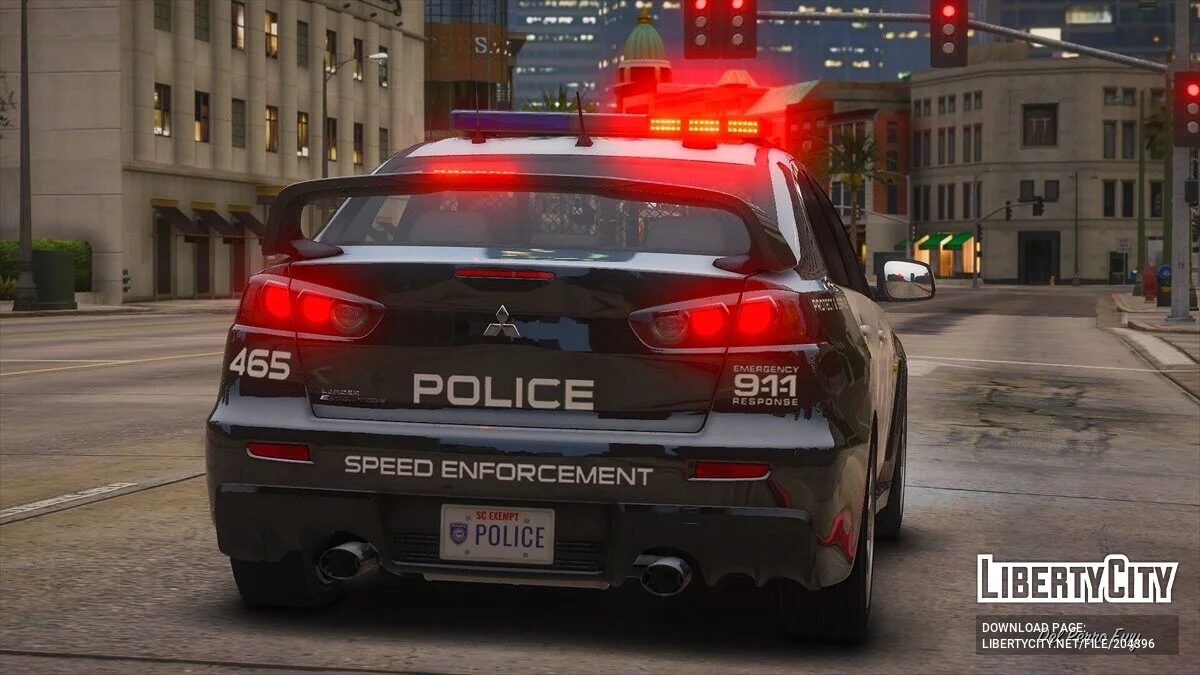 2008 Mitsubishi Lancer Evolution X SCPD v1.0 / GTA 5