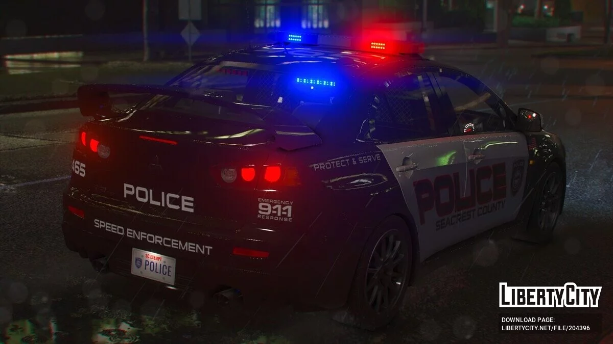 2008 Mitsubishi Lancer Evolution X SCPD v1.0 / GTA 5