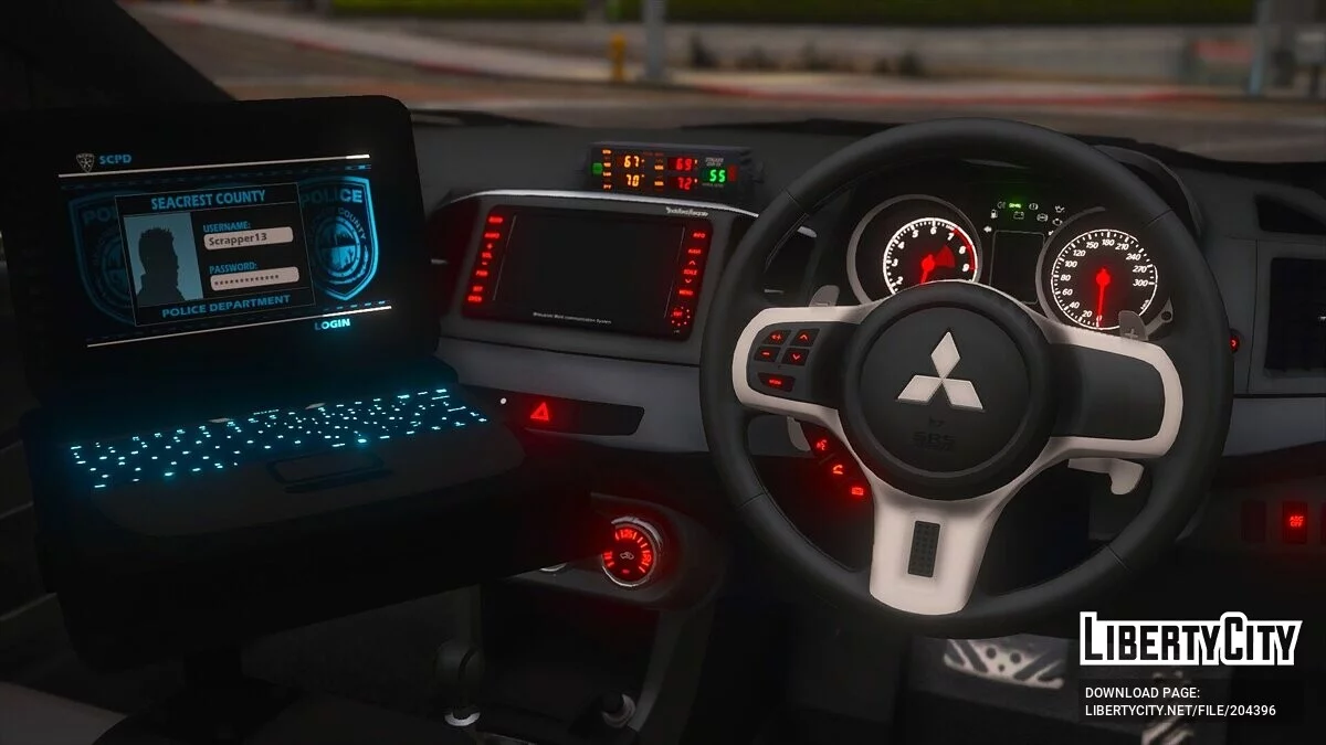 2008 Mitsubishi Lancer Evolution X SCPD v1.0 / GTA 5