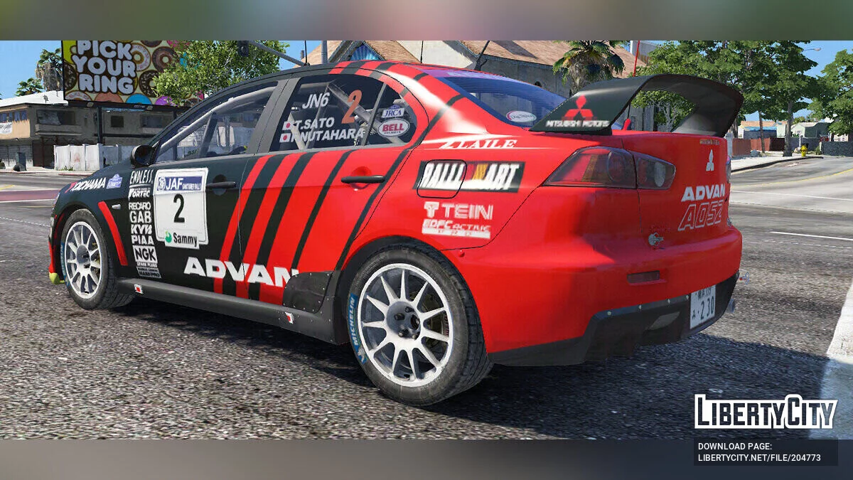 Mitsubishi Lancer Evo X R4 v1.0 / GTA 5