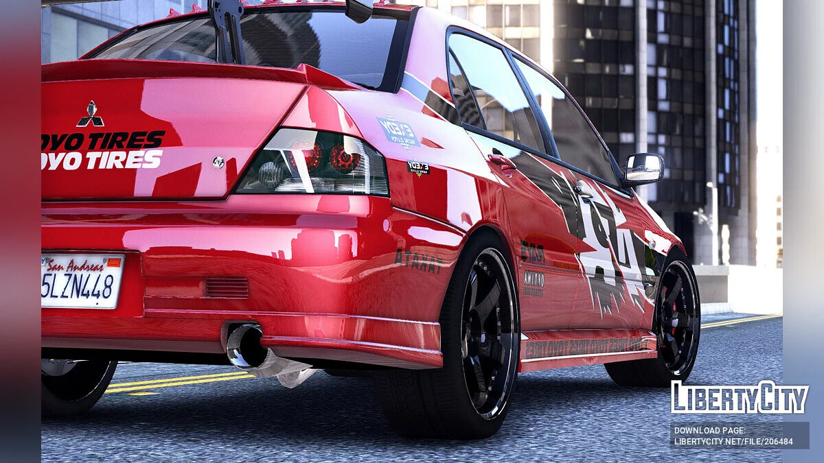 Mitsubishi Lancer Evolution The Fast and the Furious Tokyo Drift v4.0 / GTA 5