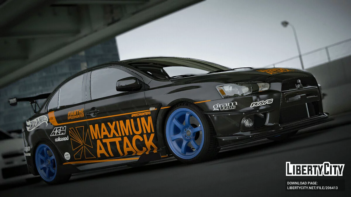 Mitsubishi Lancer Evolution X Final Edition v1.2 / GTA 5