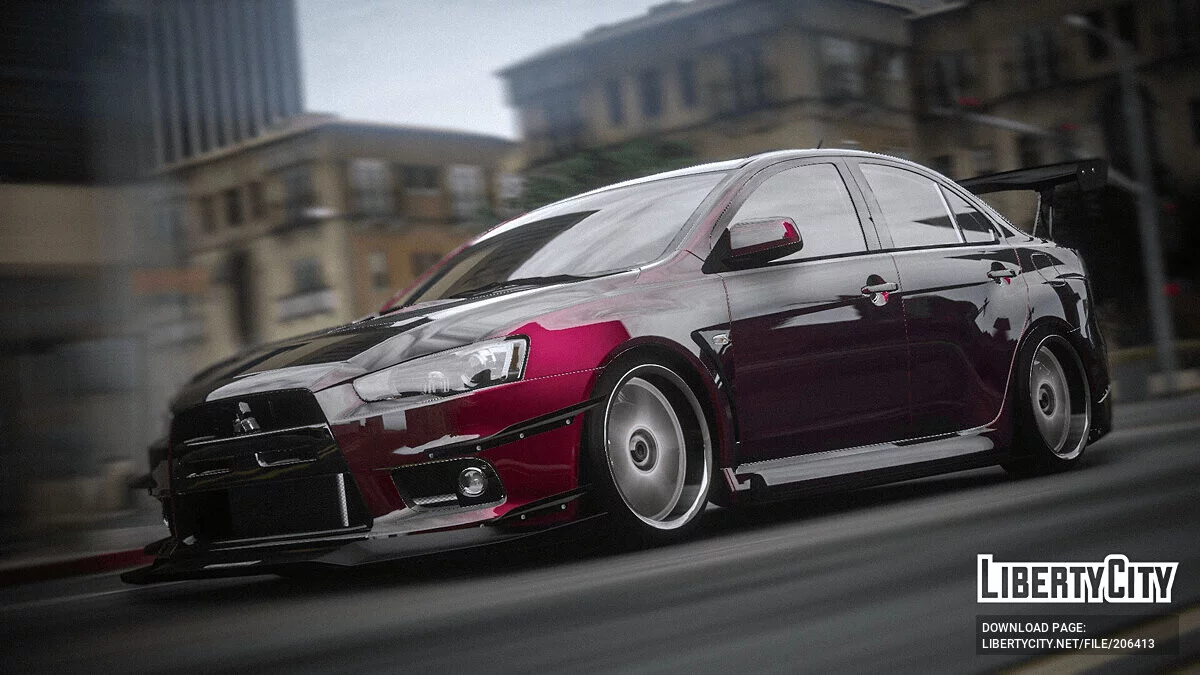 Mitsubishi Lancer Evolution X Final Edition v1.2 / GTA 5