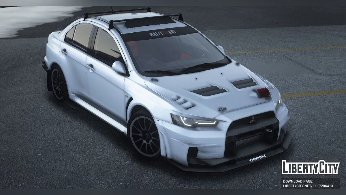 Mitsubishi Lancer Evolution X Final Edition v1.2 / GTA 5