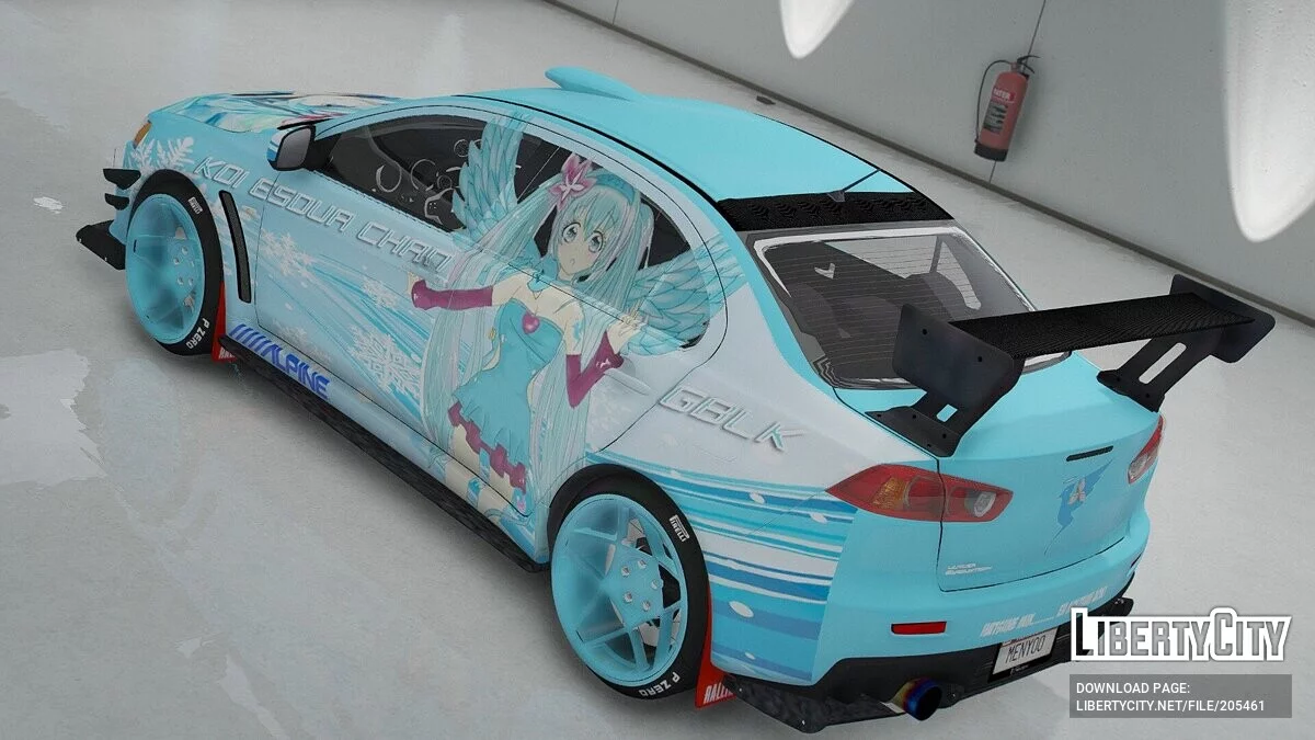 Mitsubishi Lancer Evolution X Koi Chan v1.0 / GTA 5